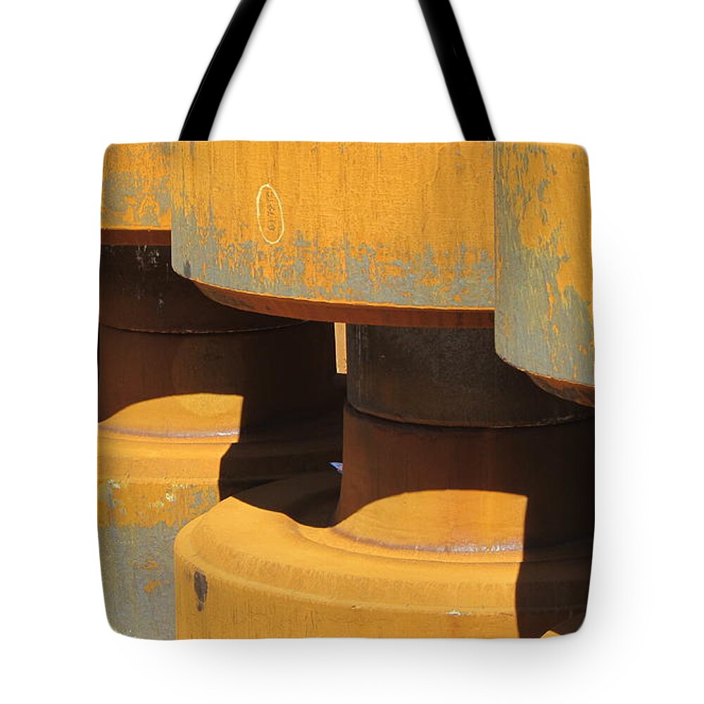 Rust Tote Bag featuring the photograph Parts Rust 1 by Anita Burgermeister