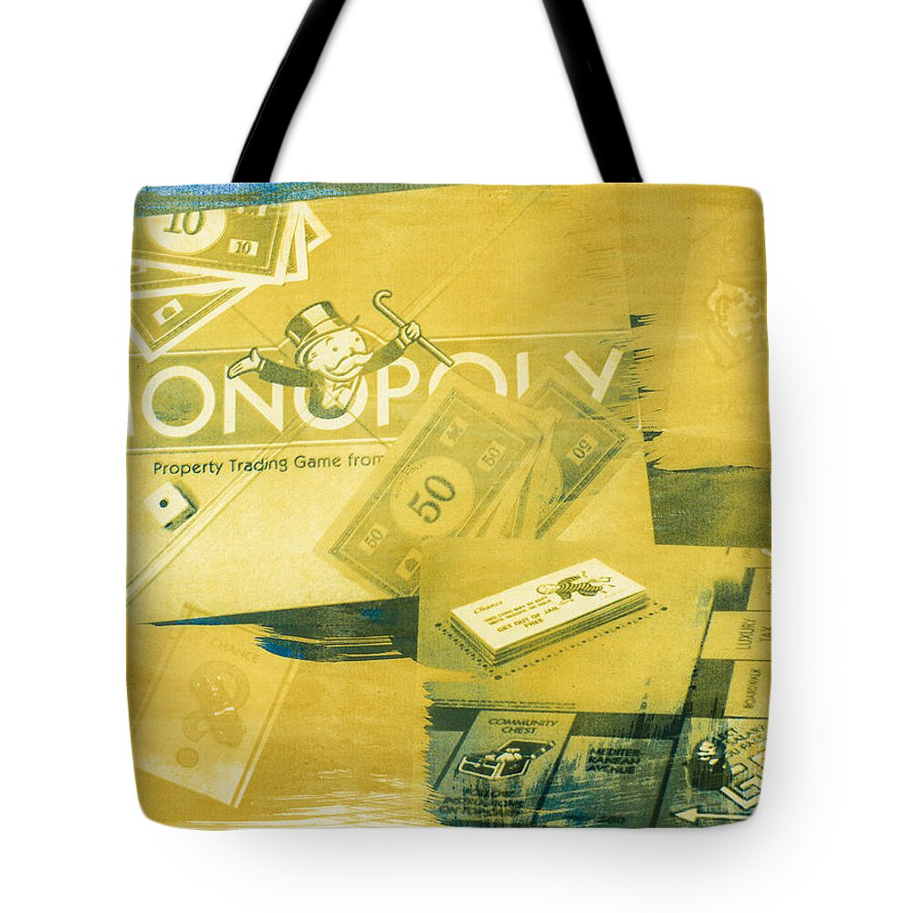 Monopoly Tote Bag featuring the photograph Pass Go by Caitlyn Grasso