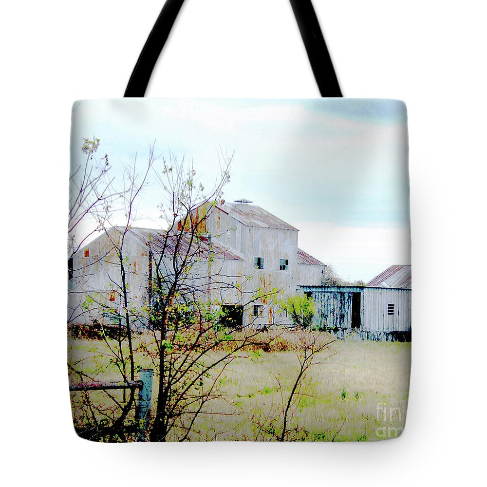 Cotton Farm Tote Bag featuring the digital art Passed by Lizi Beard-Ward