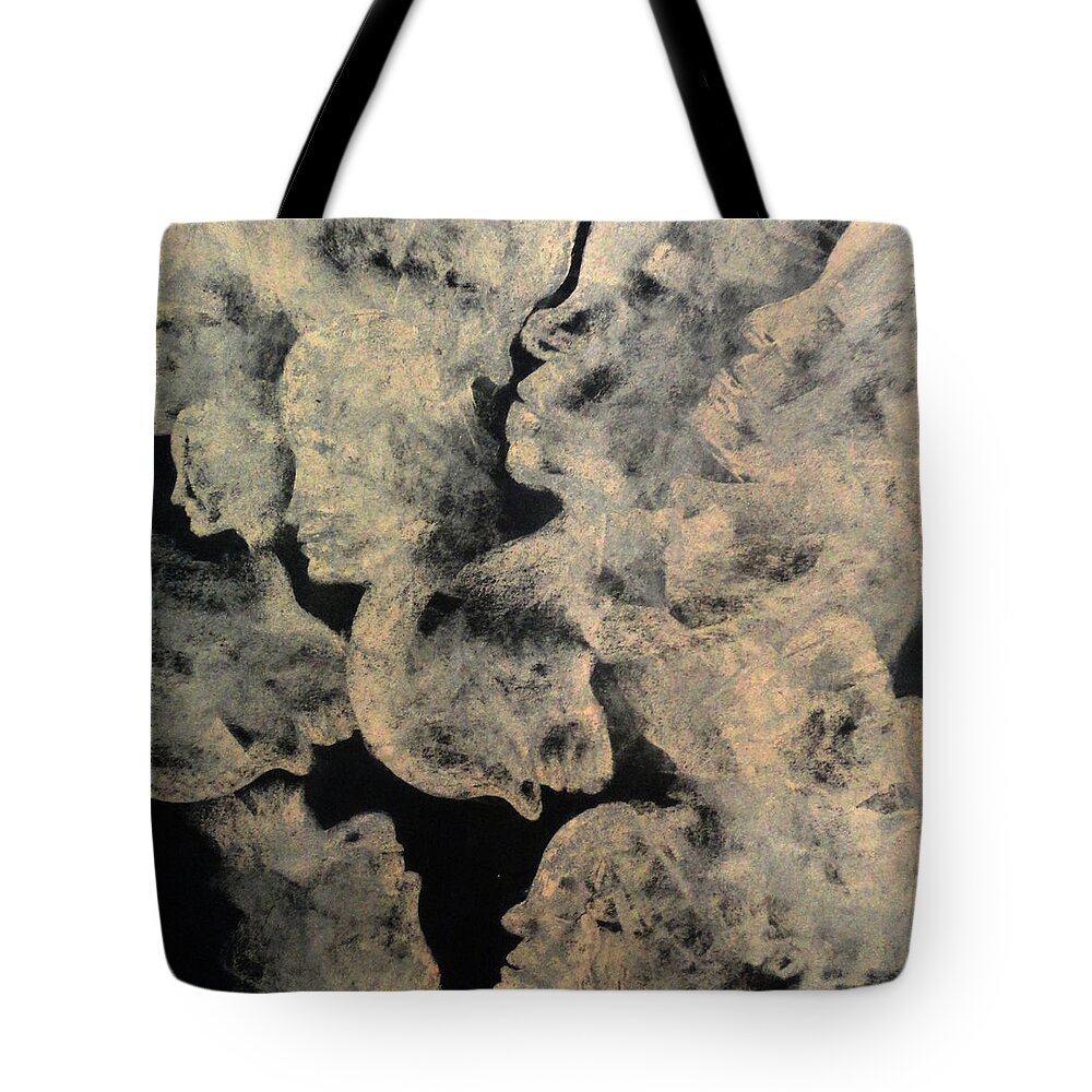 Pastel Paintings Tote Bag featuring the painting Past Lives by Katie Black
