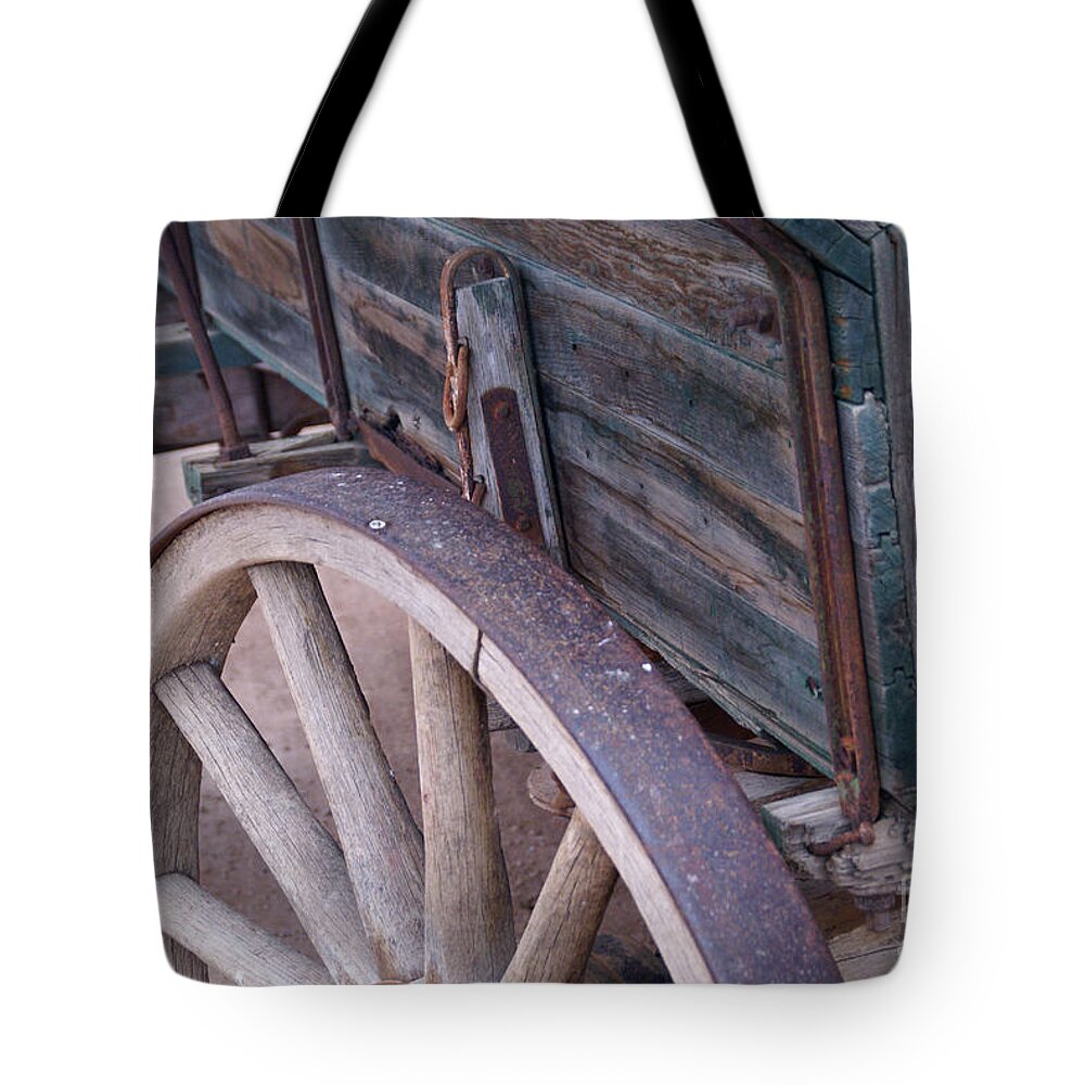 Wagon Tote Bag featuring the photograph Past Lives by Linda Shafer