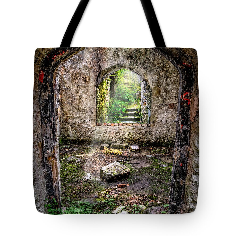 British Tote Bag featuring the photograph Path Less Travelled by Adrian Evans