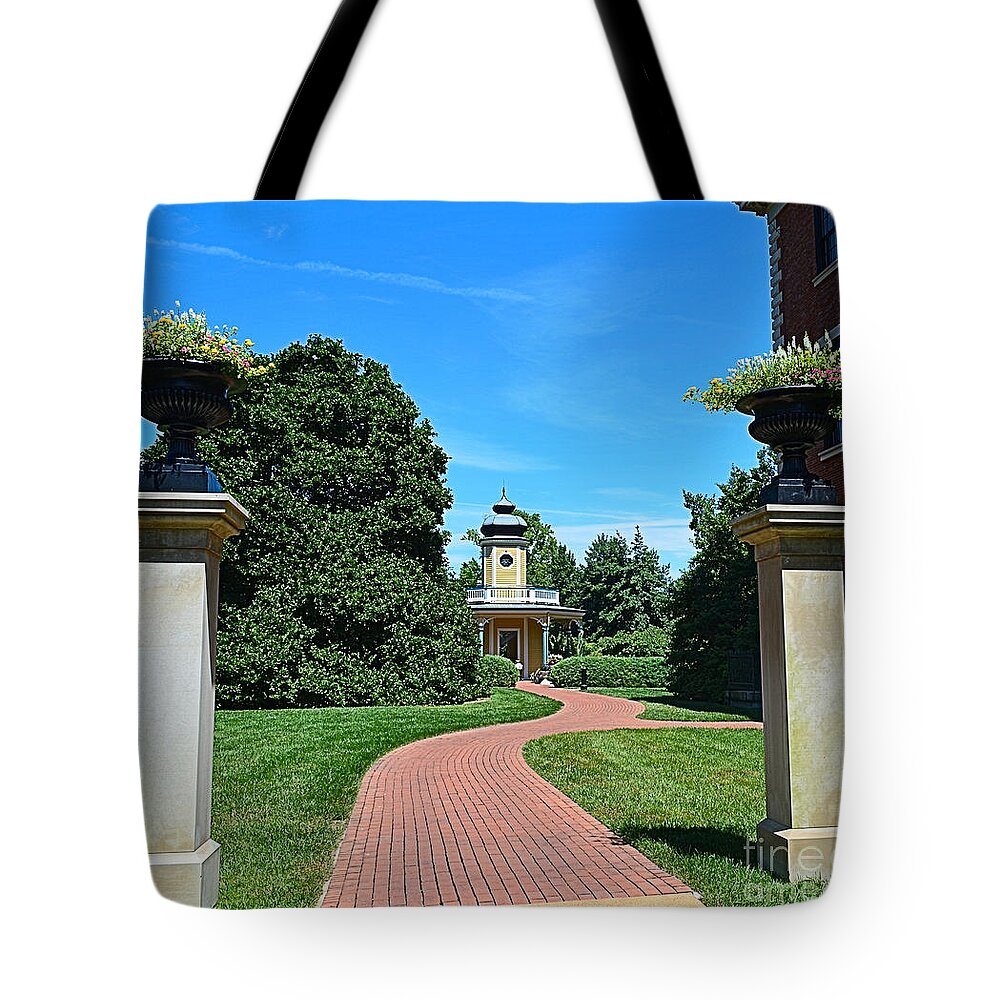 Missouri Tote Bag featuring the photograph Pathway to the Observatory by Luther Fine Art