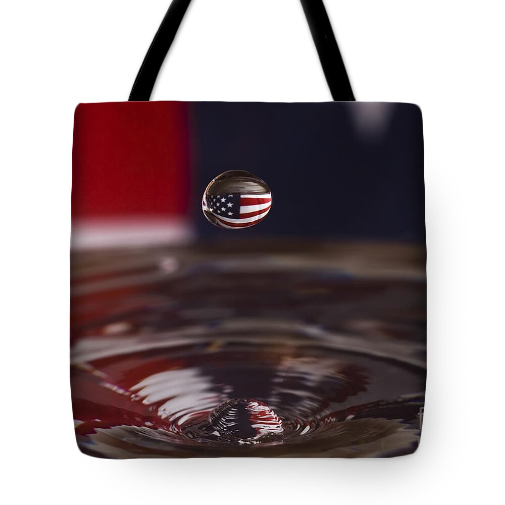 Water Tote Bag featuring the photograph America by Anthony Sacco