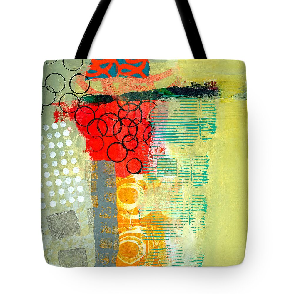 Pattern Tote Bag featuring the painting Pattern Study #3 by Jane Davies