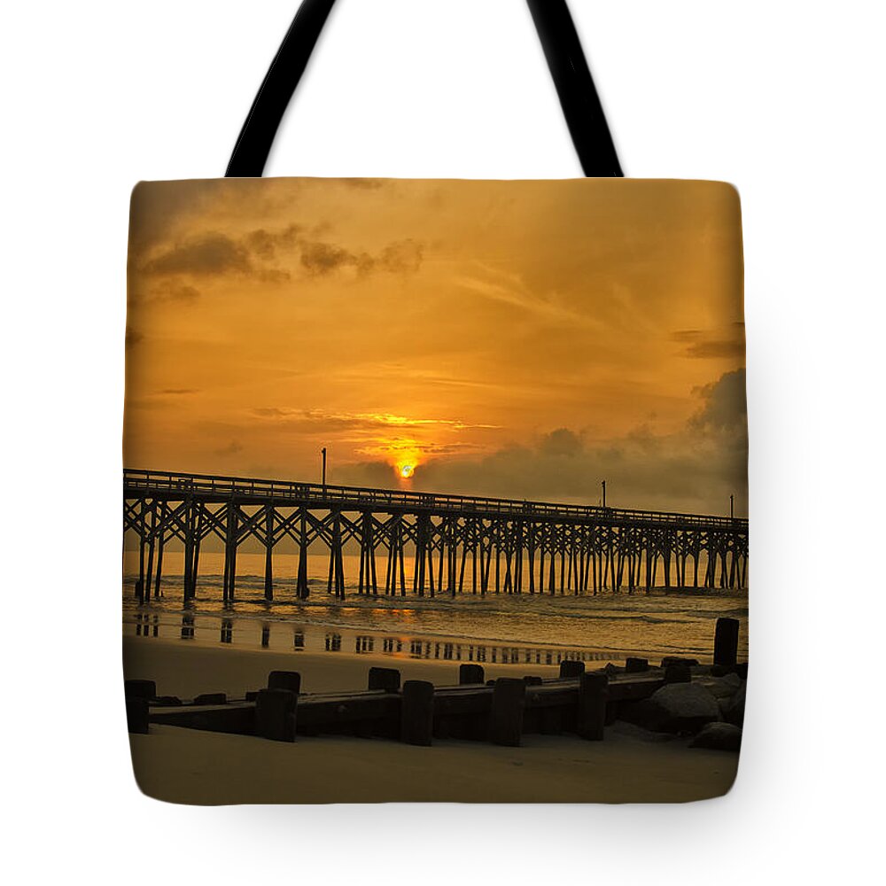 Pawleys Island Tote Bag featuring the photograph Pawleys Island Sunrise by Bill Barber
