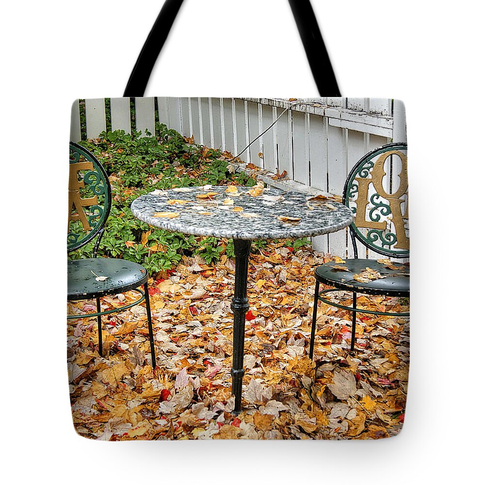 Peace Tote Bag featuring the photograph Peace and Love by David Birchall