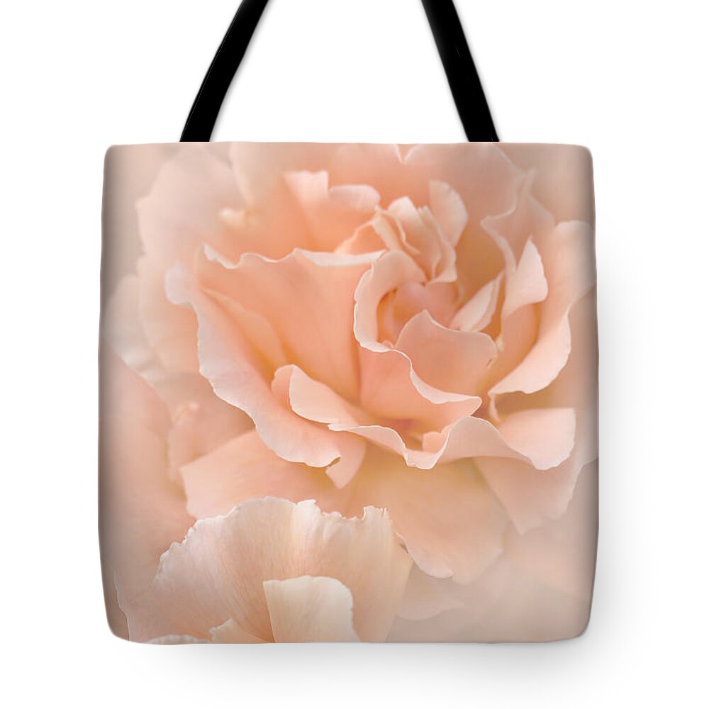 Rose Tote Bag featuring the photograph Peach Rose Flowers Bouquet by Jennie Marie Schell