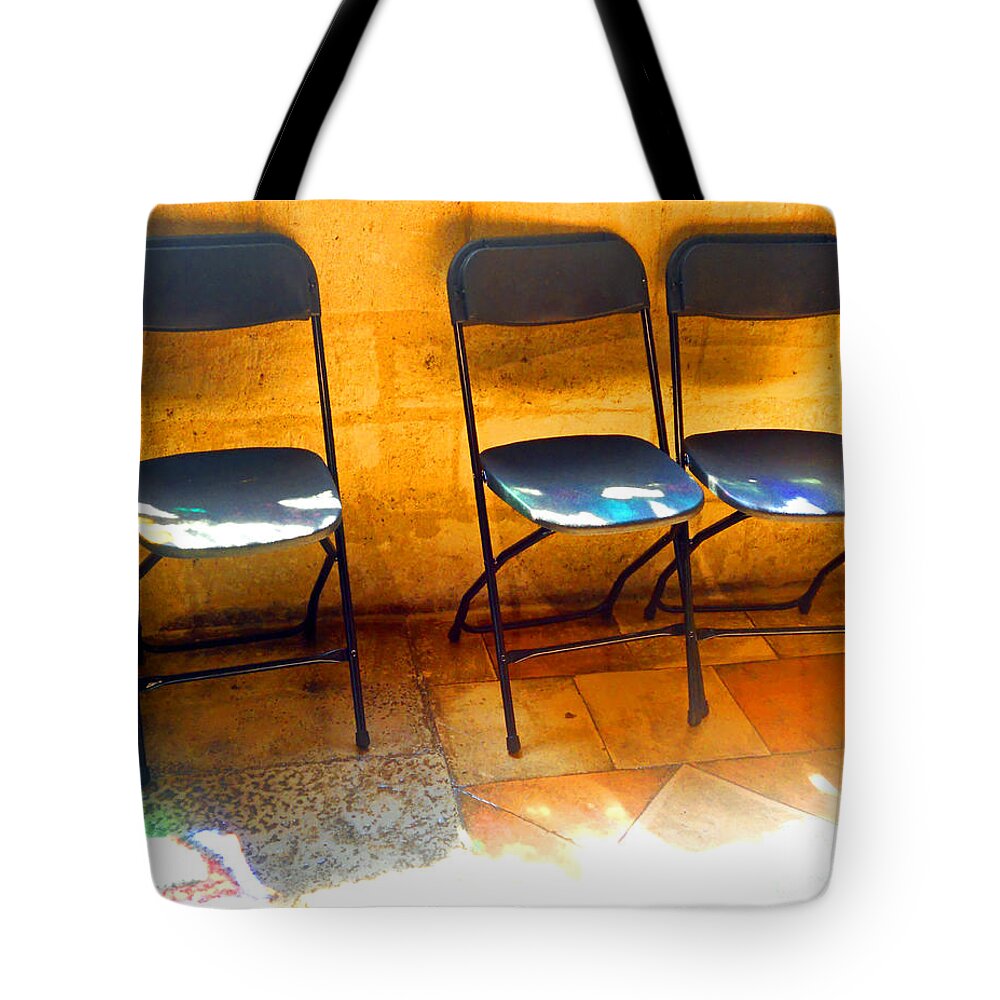 Abstract Tote Bag featuring the photograph Pecking Order by Lauren Leigh Hunter Fine Art Photography