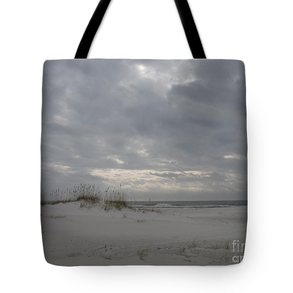 Beach Tote Bag featuring the photograph Pensacola Beach After Storm by Christiane Schulze Art And Photography