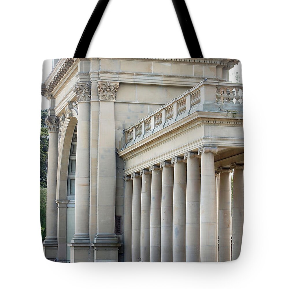 Stage Tote Bag featuring the photograph Performing Arts by Holly Blunkall