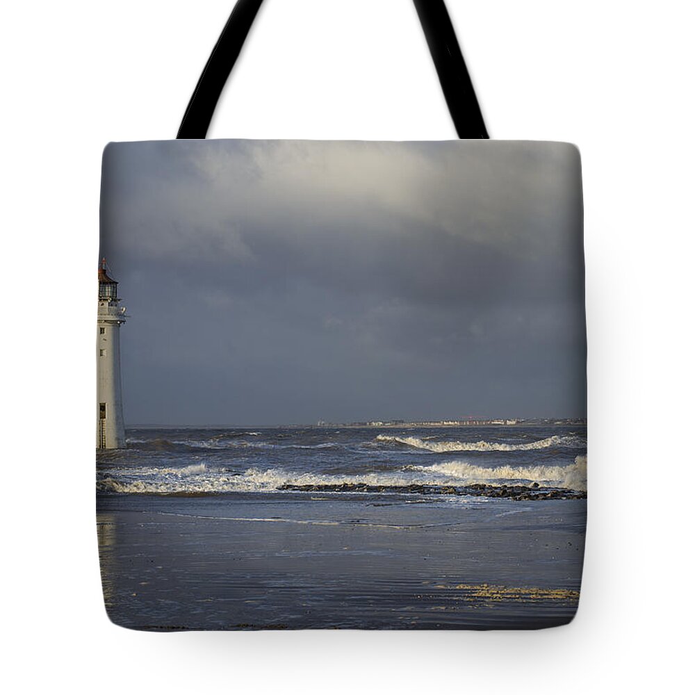 Lighthouse Tote Bag featuring the photograph Photographing The Photographer by Spikey Mouse Photography