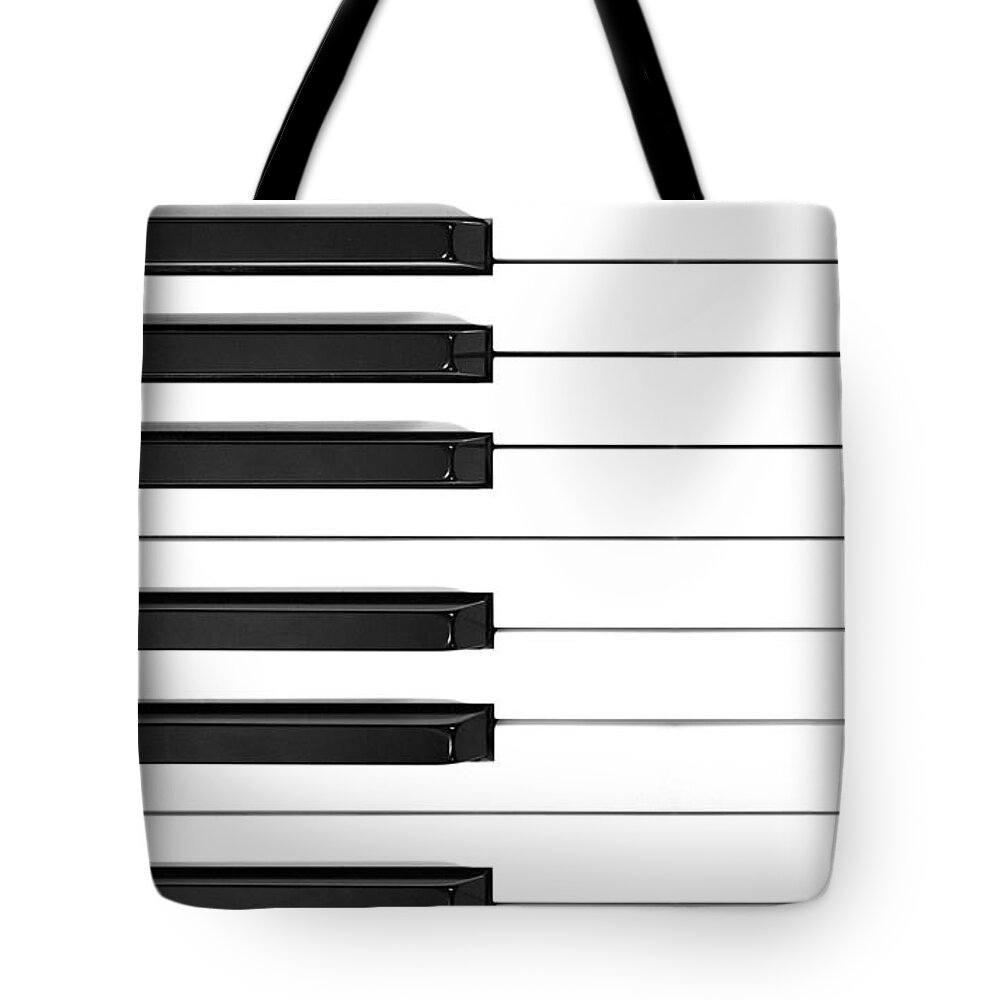 Piano Tote Bag featuring the photograph Piano Keys Phone Case by Nikki Marie Smith