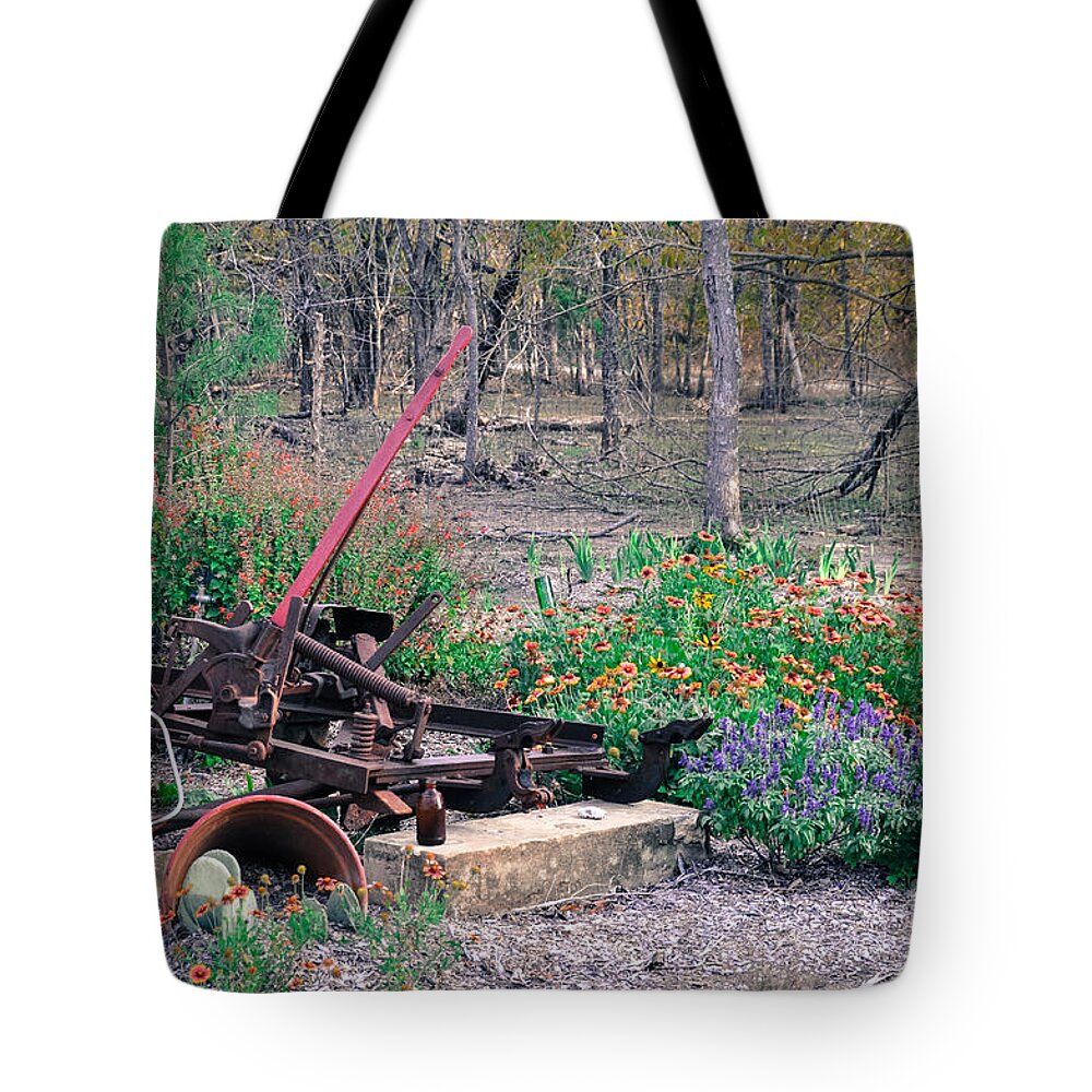 Grass Tote Bag featuring the photograph Pickle Creek Ranch Botanical Garden by Cheryl McClure