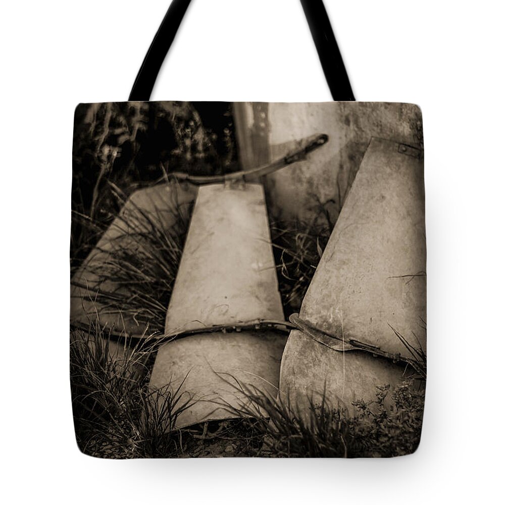 Windmill Tote Bag featuring the photograph Pieces of the Windmill by Amber Kresge