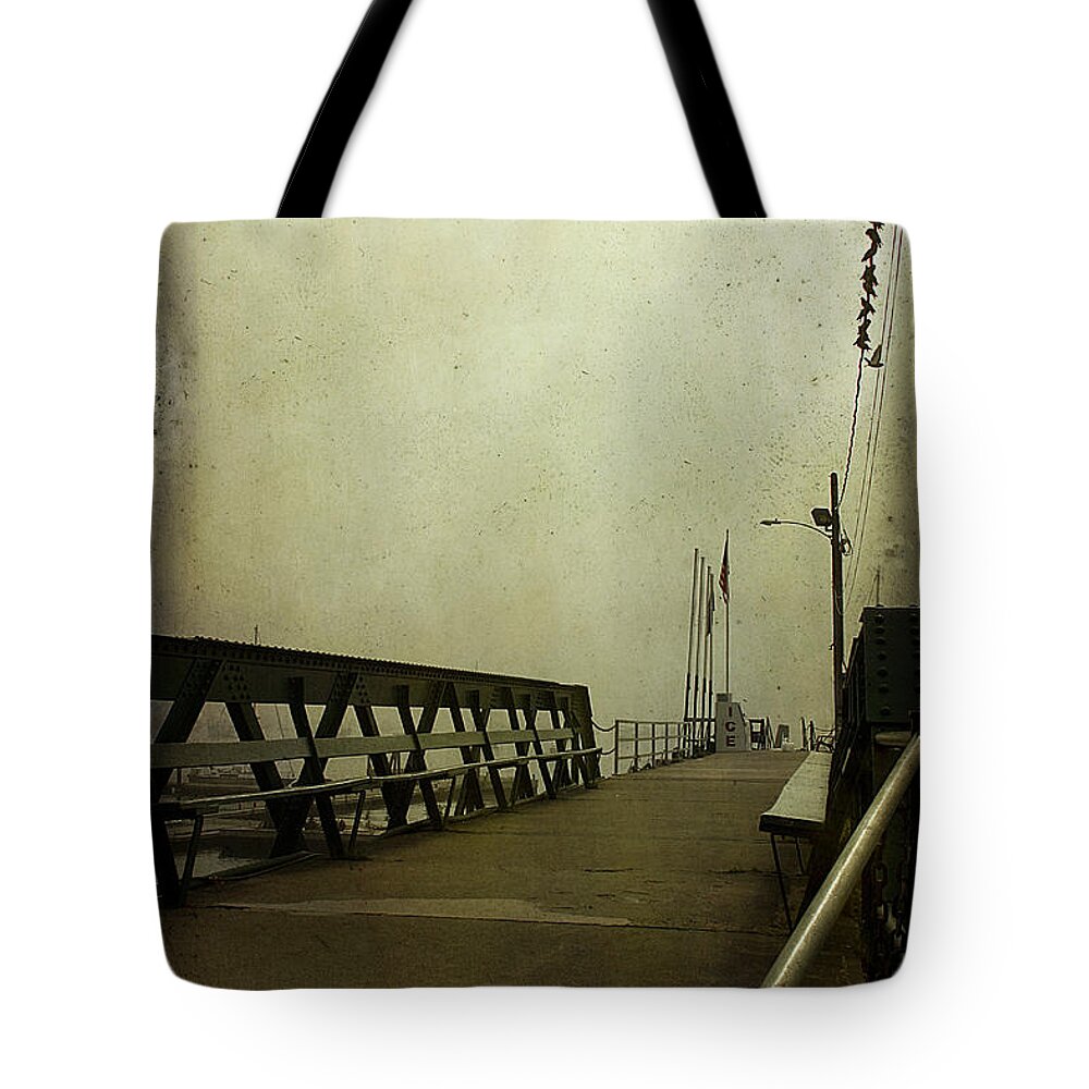 Pier Tote Bag featuring the photograph Pier by Cindi Ressler