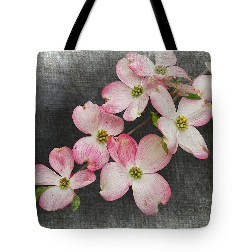 Art Tote Bag featuring the photograph Pink and White Dogwood Tree Blossoms by Randall Nyhof