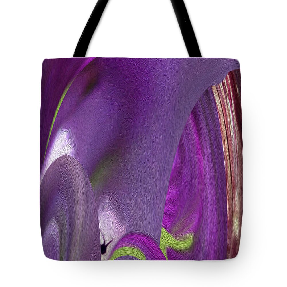 Phone Cover Tote Bag featuring the photograph Pink Cavern by Betty Depee