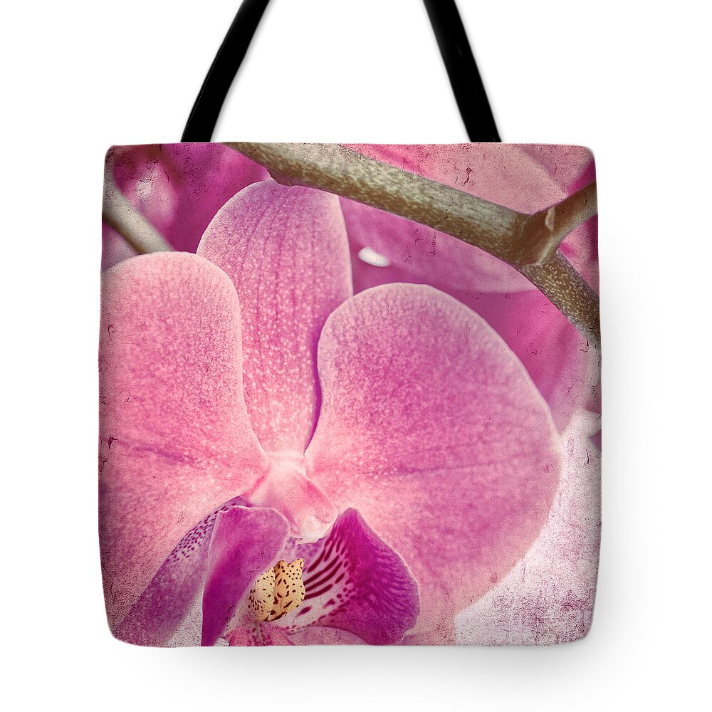 Orchid Tote Bag featuring the photograph Pink Orchids 3 by Sabine Jacobs