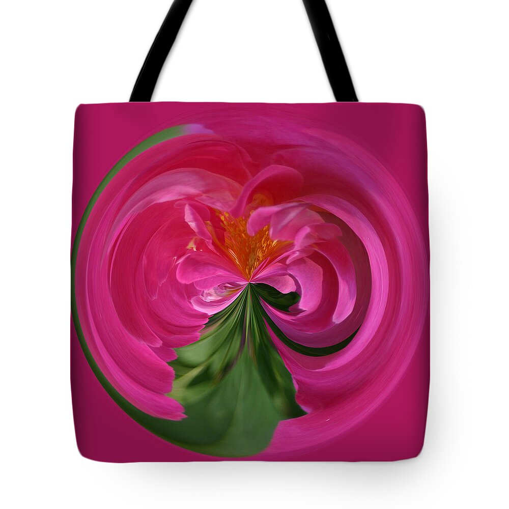 Flowers Tote Bag featuring the photograph Pink Rose Series 112 by Jim Baker