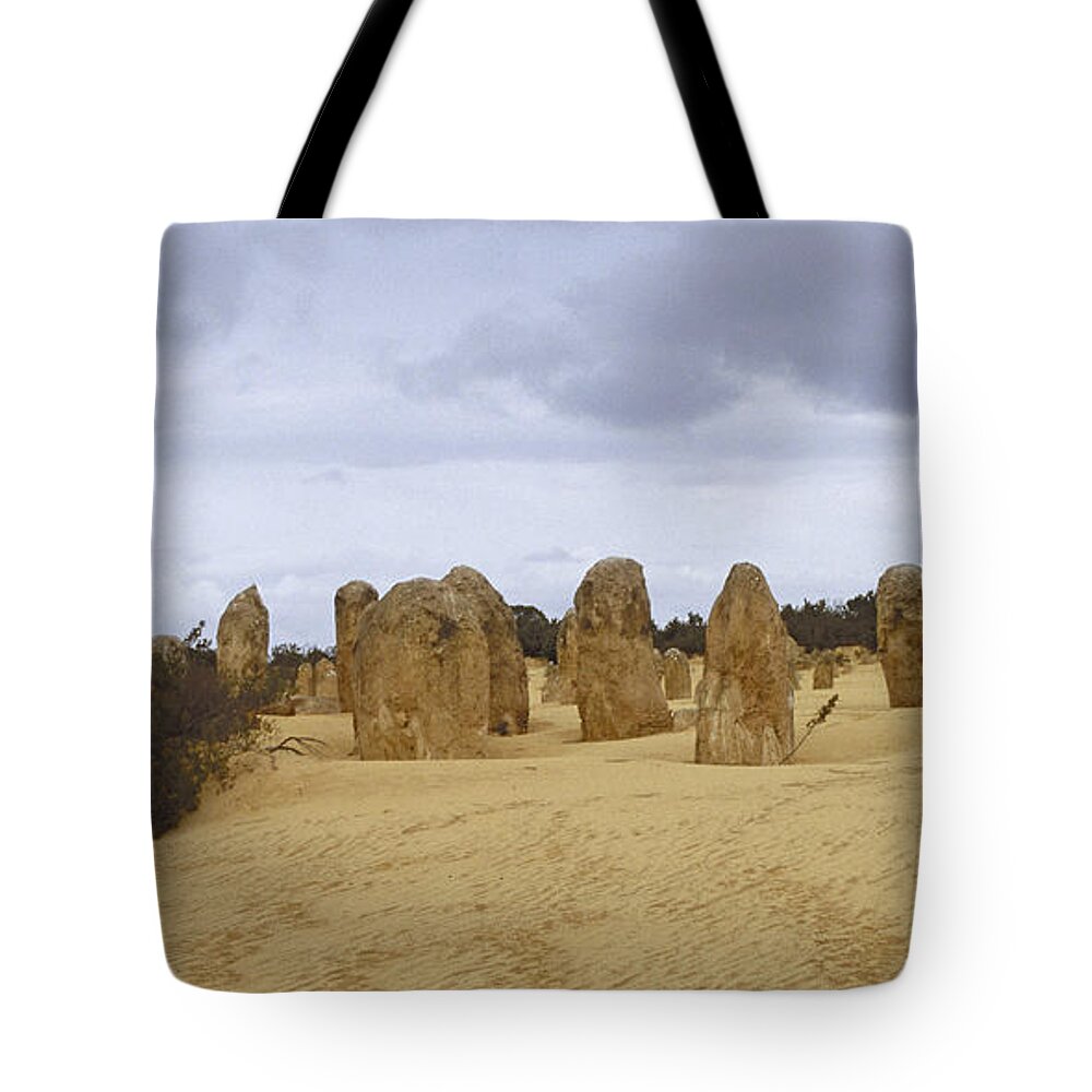 Australia Tote Bag featuring the photograph Pinnacles Australia by Rudi Prott