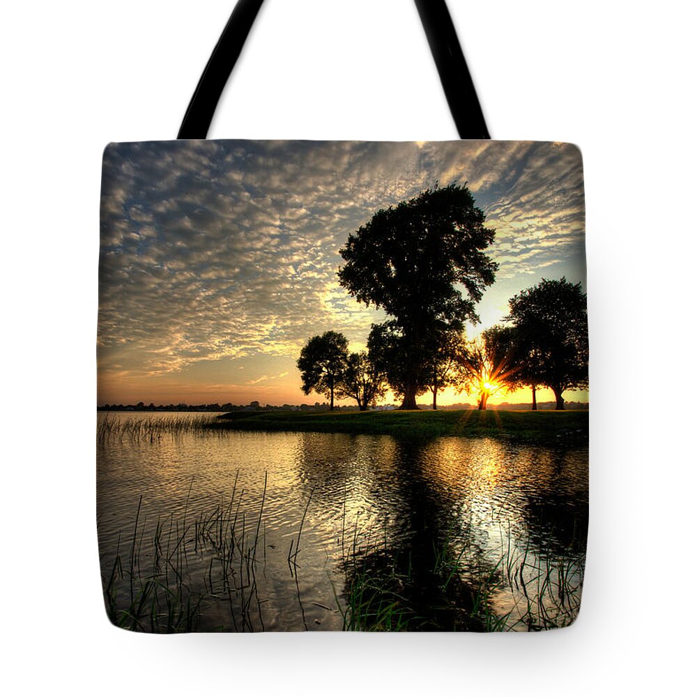 Blue Hour Tote Bag featuring the photograph Pithers Oaks by Jakub Sisak
