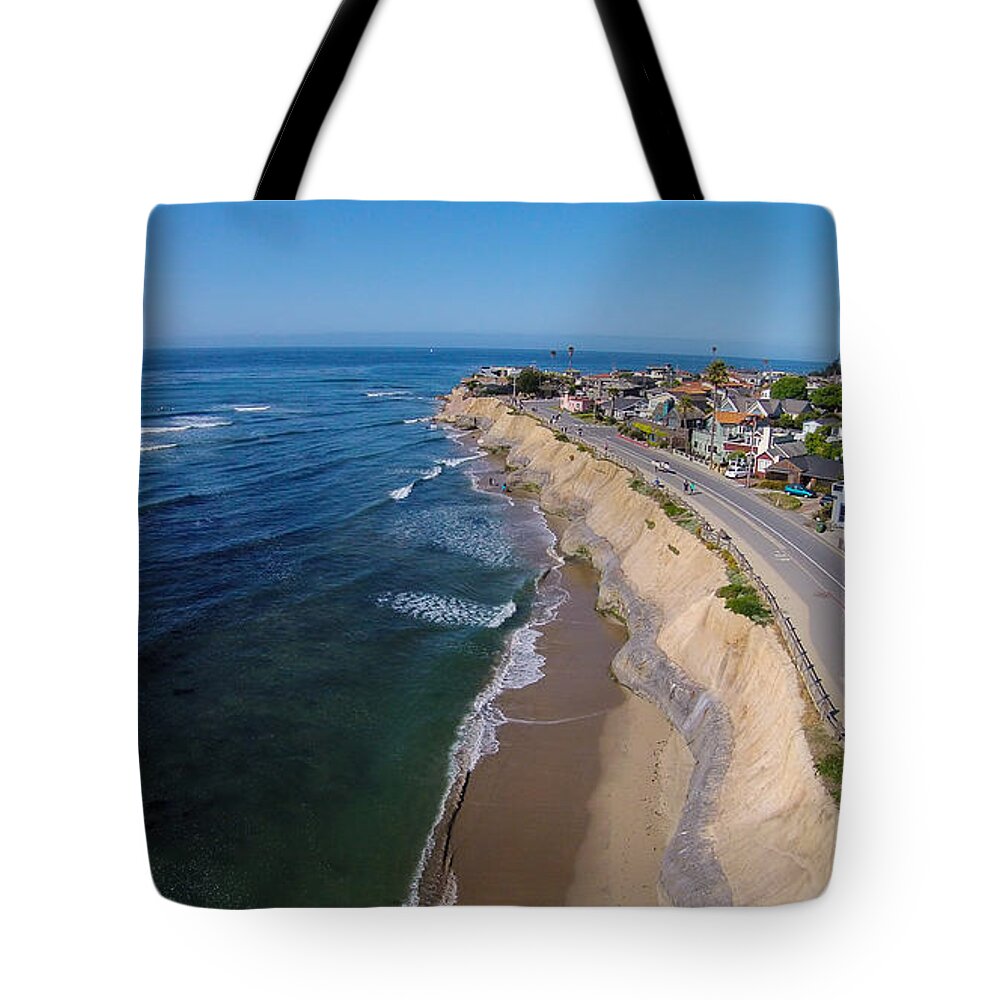 Above Tote Bag featuring the photograph Pleasure Point by David Levy