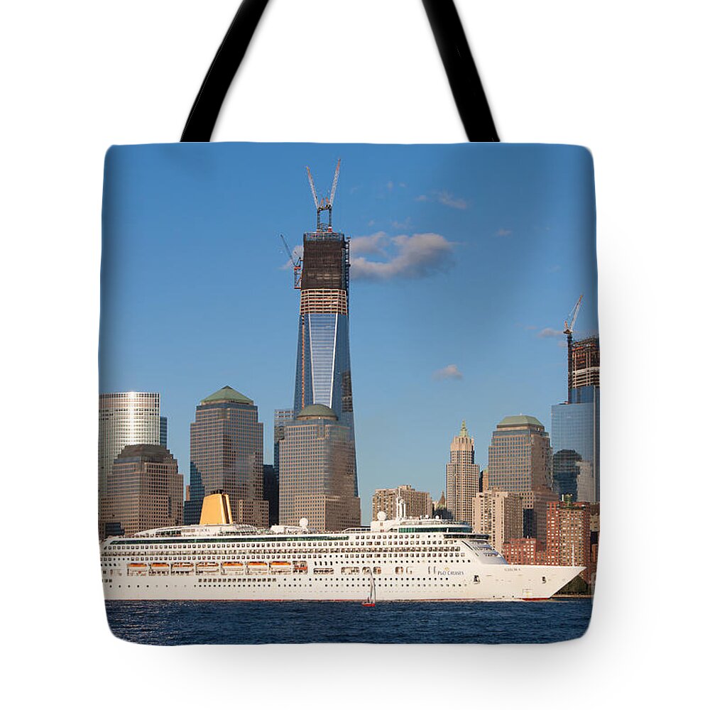 Clarence Holmes Tote Bag featuring the photograph PO Cruises Aurora I by Clarence Holmes