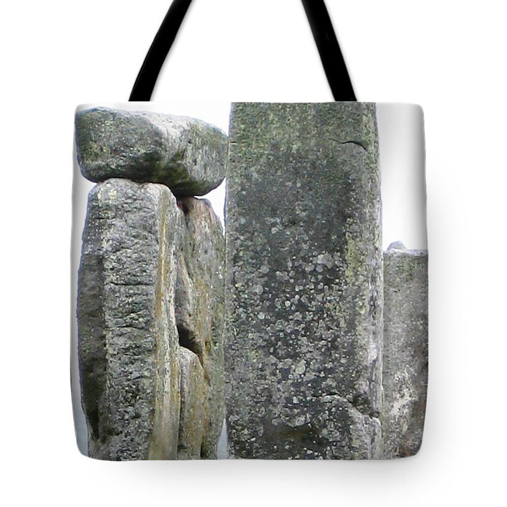 Stonehenge Tote Bag featuring the photograph Pockmarked With Age by Denise Railey