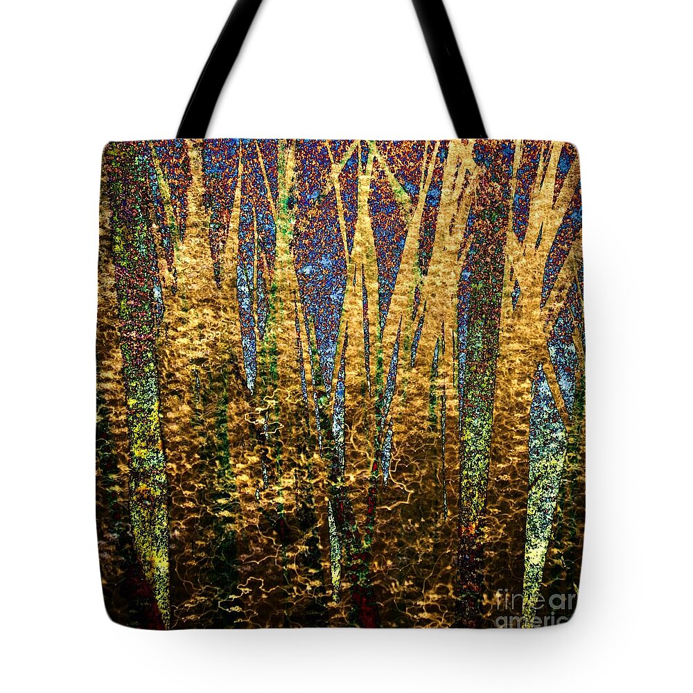 Pond Grass-1 Tote Bag featuring the photograph Pond Grass-1 by Darla Wood