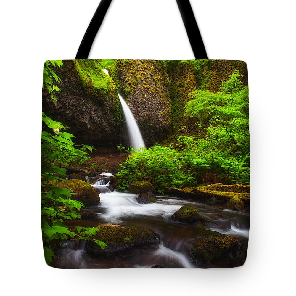 Ponytail Tote Bag featuring the photograph Ponytail Light by Darren White