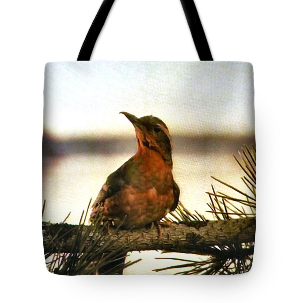 Laura Palmer Tote Bag featuring the painting Population 51201 by Luis Ludzska