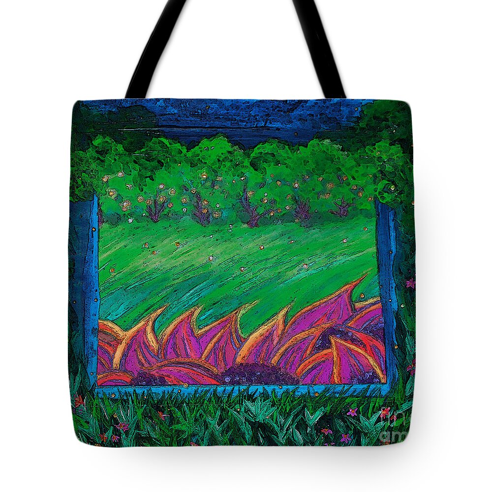 First Star Art Tote Bag featuring the painting Portal by jrr by First Star Art