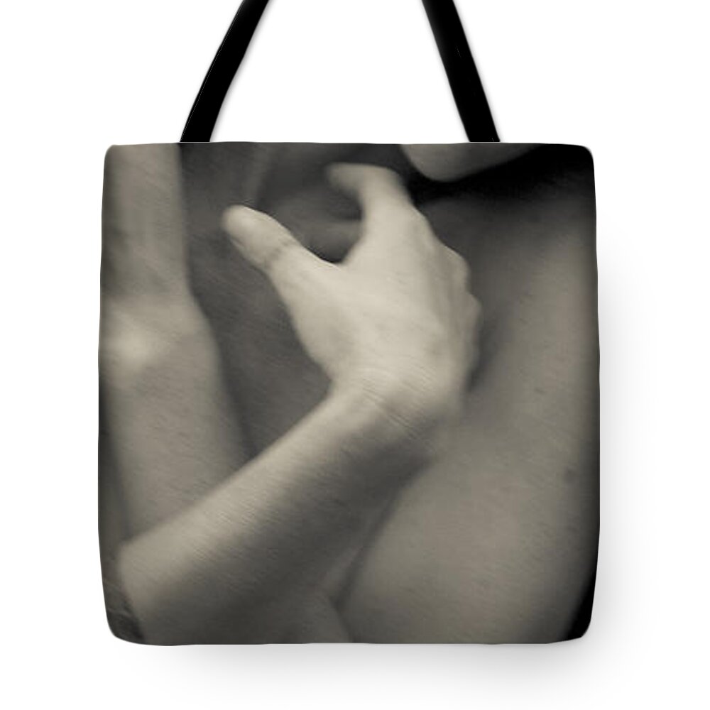 Feminine Tote Bag featuring the photograph Portrait 7 by Catherine Sobredo