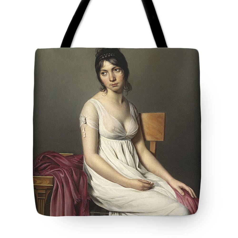 Portrait Female Young Girl Girls Three-quarter Length Dress Costume Tote Bags