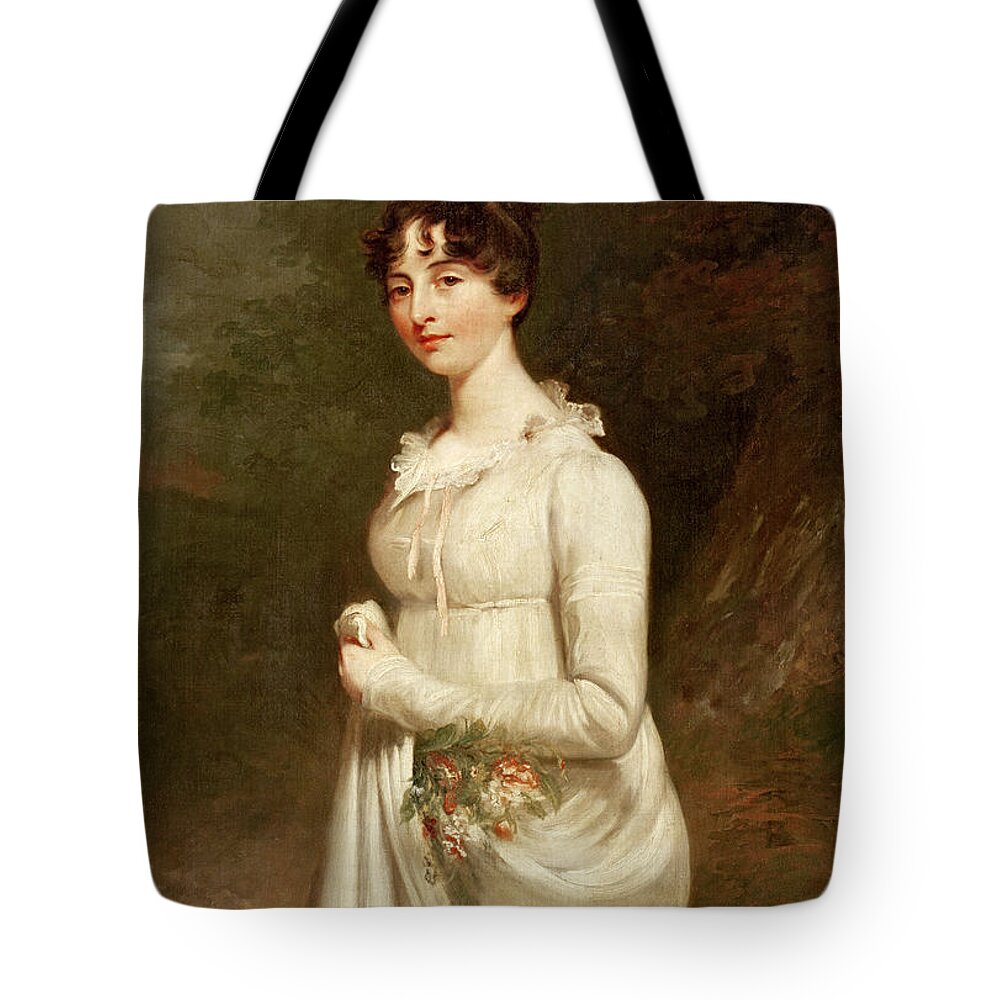 Female Tote Bag featuring the painting Portrait Of Marcia B Fox by William Beechey