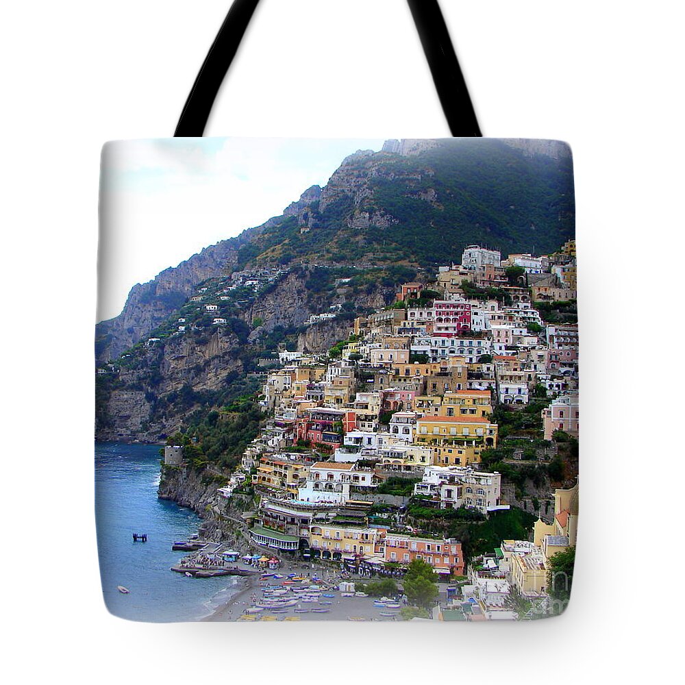 Italy Tote Bag featuring the photograph Positano Italy by Patrick Witz
