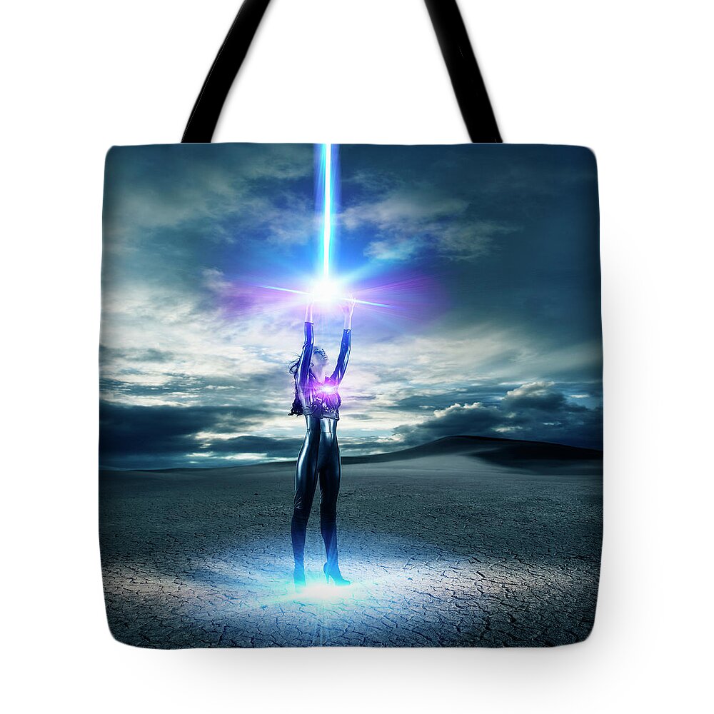 People Tote Bag featuring the photograph Power by Colin Anderson