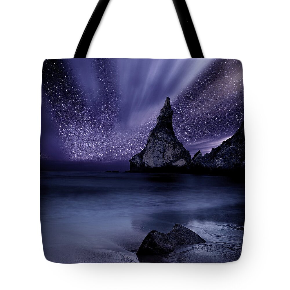 Night Tote Bag featuring the photograph Prelude to Divinity by Jorge Maia