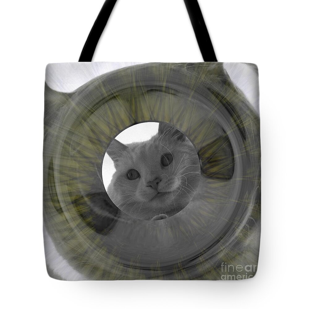 Pretty Sure This Is Mine Tote Bag featuring the digital art Pretty Sure This Is Mine by Elizabeth McTaggart