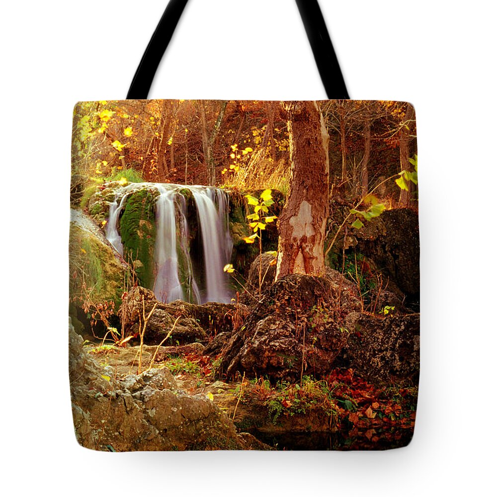 Oklahoma Tote Bag featuring the photograph Price Falls 2 of 5 by Jason Politte