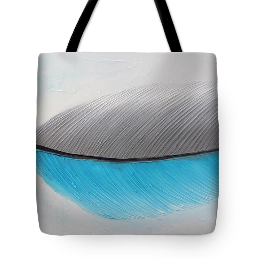 White Tote Bag featuring the painting Pride by Preethi Mathialagan