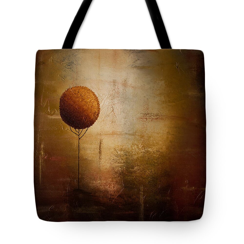Fall Tote Bag featuring the painting Prosperity by Carmen Guedez