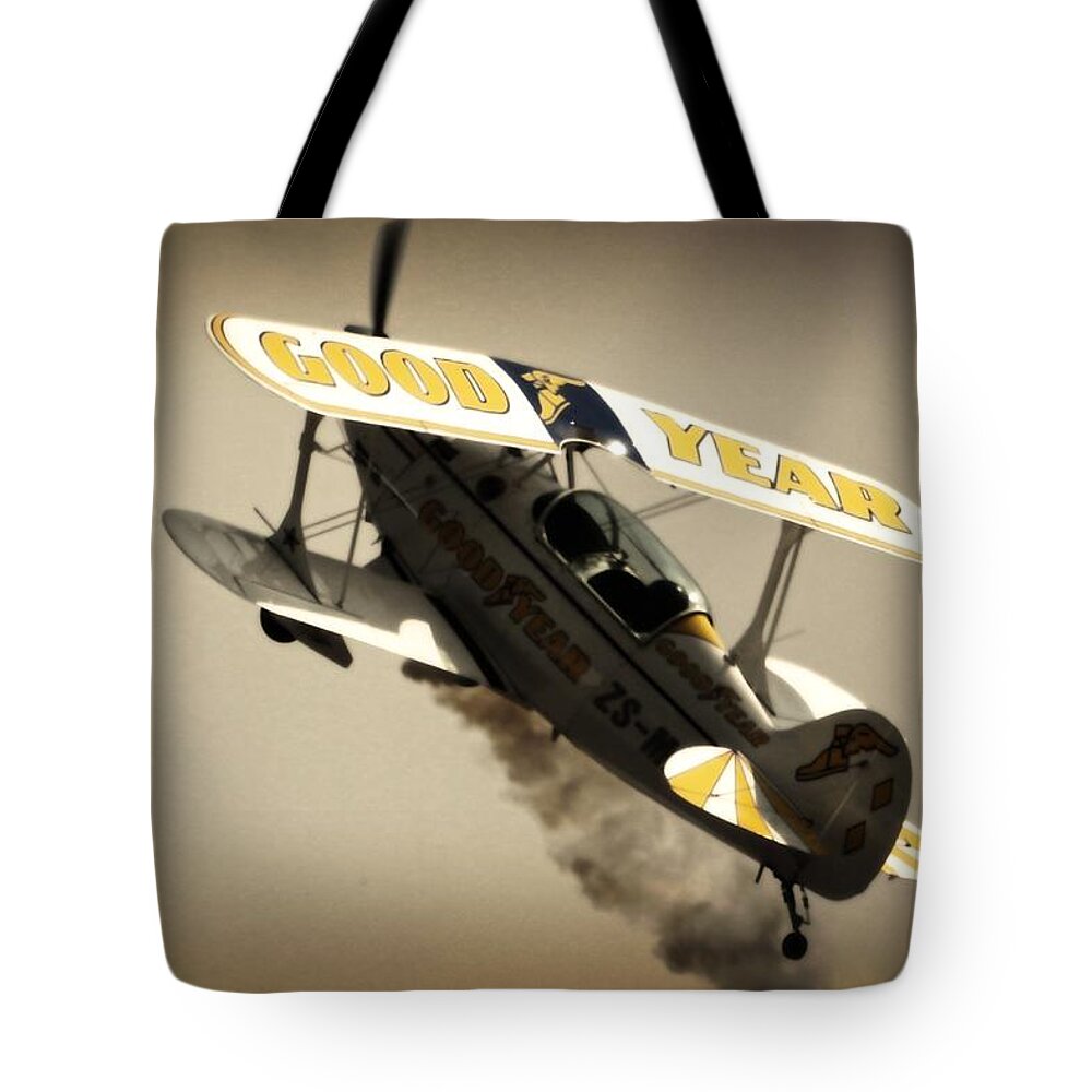 Good Year Tote Bag featuring the photograph Pulling Up by Paul Job