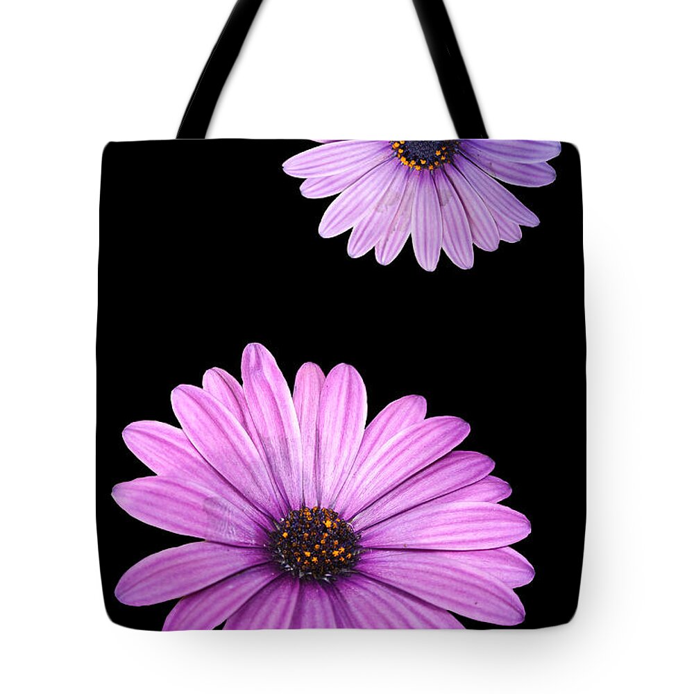 Agriculture Tote Bag featuring the digital art Purple flowers by Nathan Wright