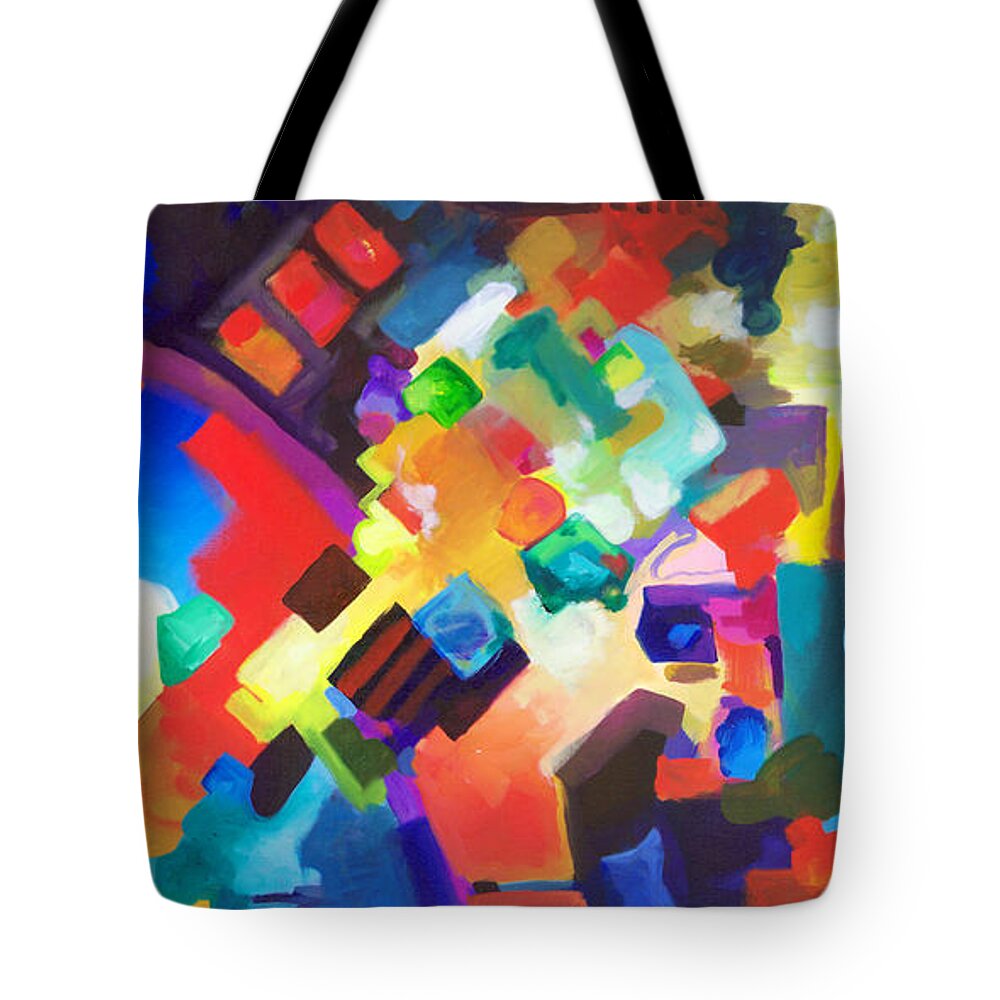 Put It Back Tote Bag featuring the painting Put it Back by Sally Trace
