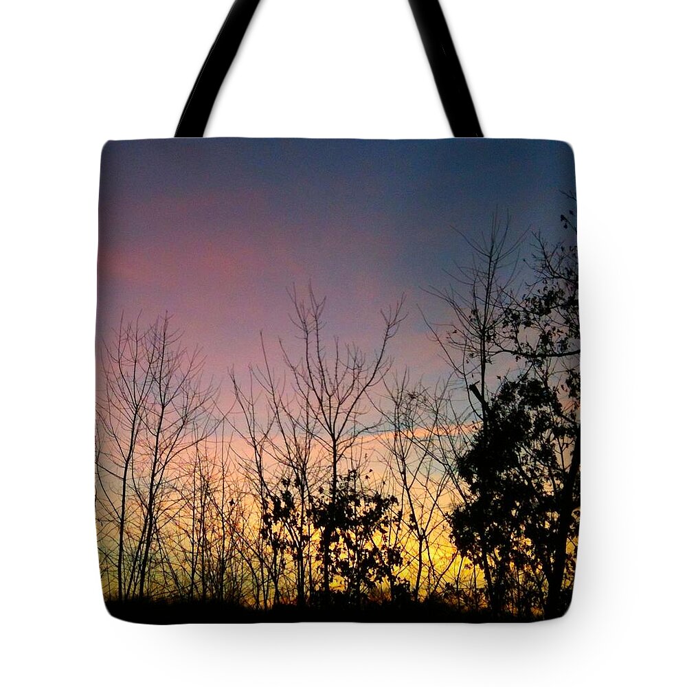 Durham Tote Bag featuring the photograph Quiet Evening by Linda Bailey