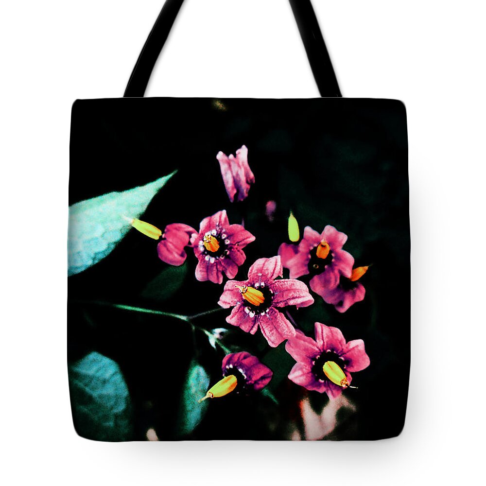 Flower Tote Bag featuring the photograph Quietly Blooming by Zinvolle Art