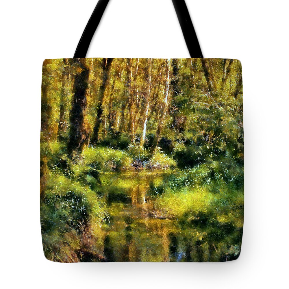 Quinault Rain Forest Tote Bag featuring the digital art Quinault Rain Forest by Kaylee Mason