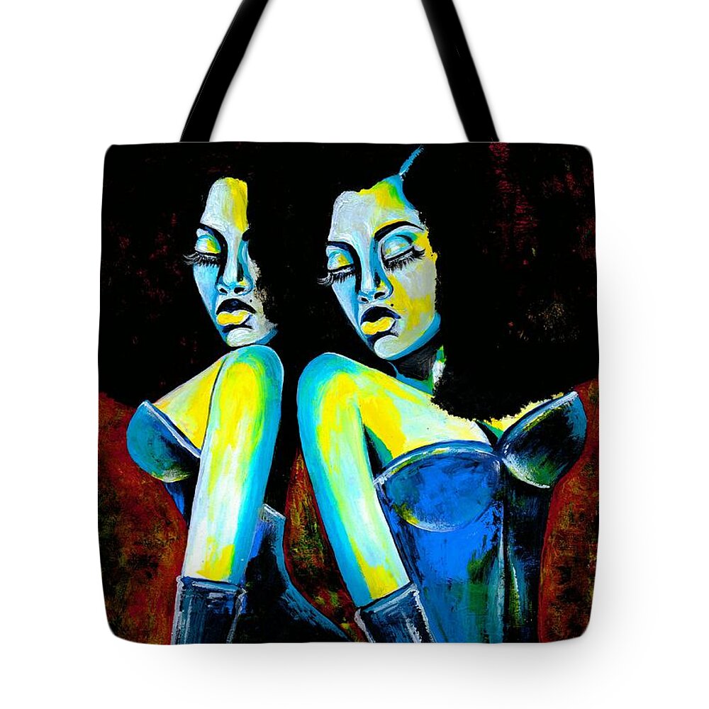 Afro Tote Bag featuring the photograph Radiance by Artist RiA